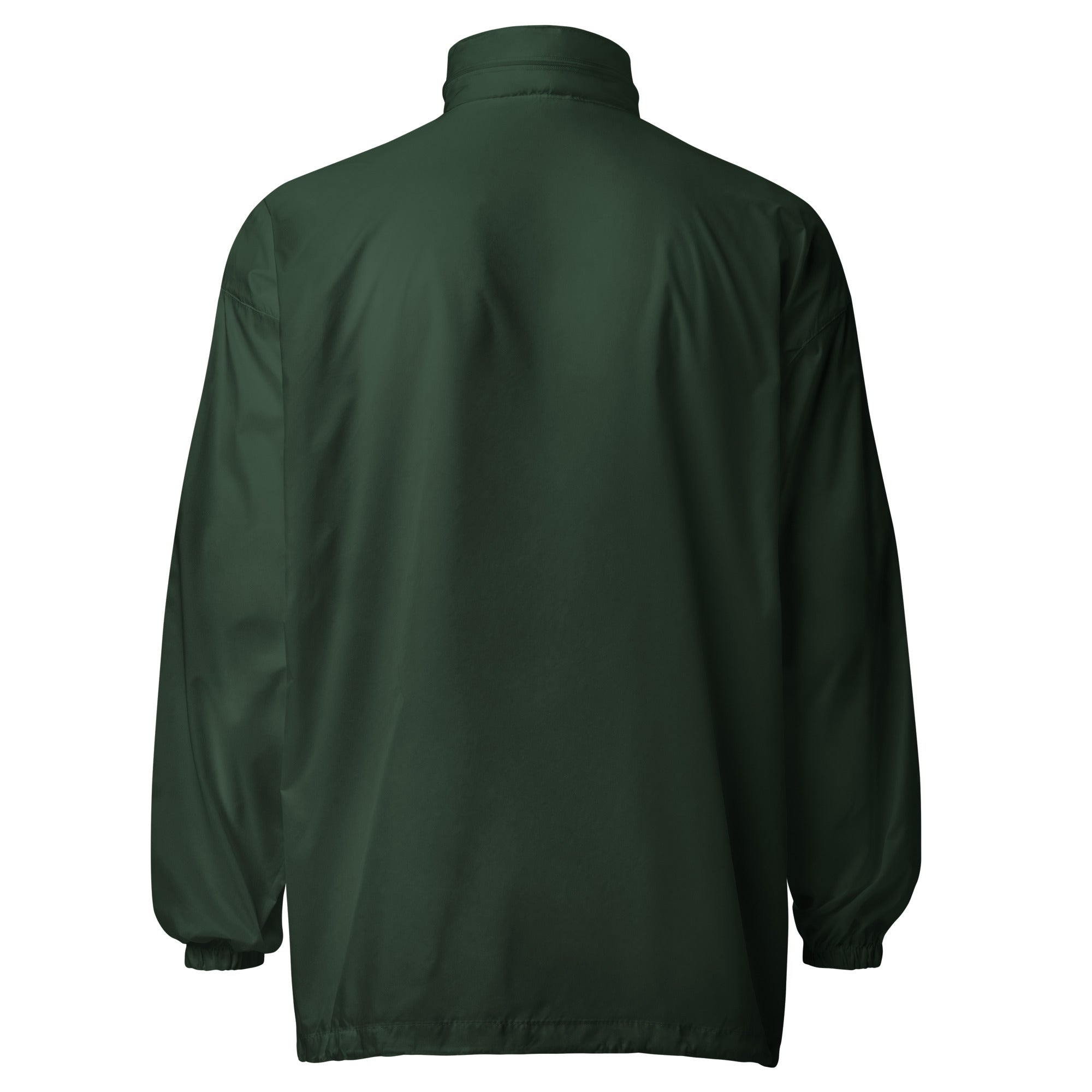 IC XC NIKA embroidered on Windbreaker Jacket forest green
back