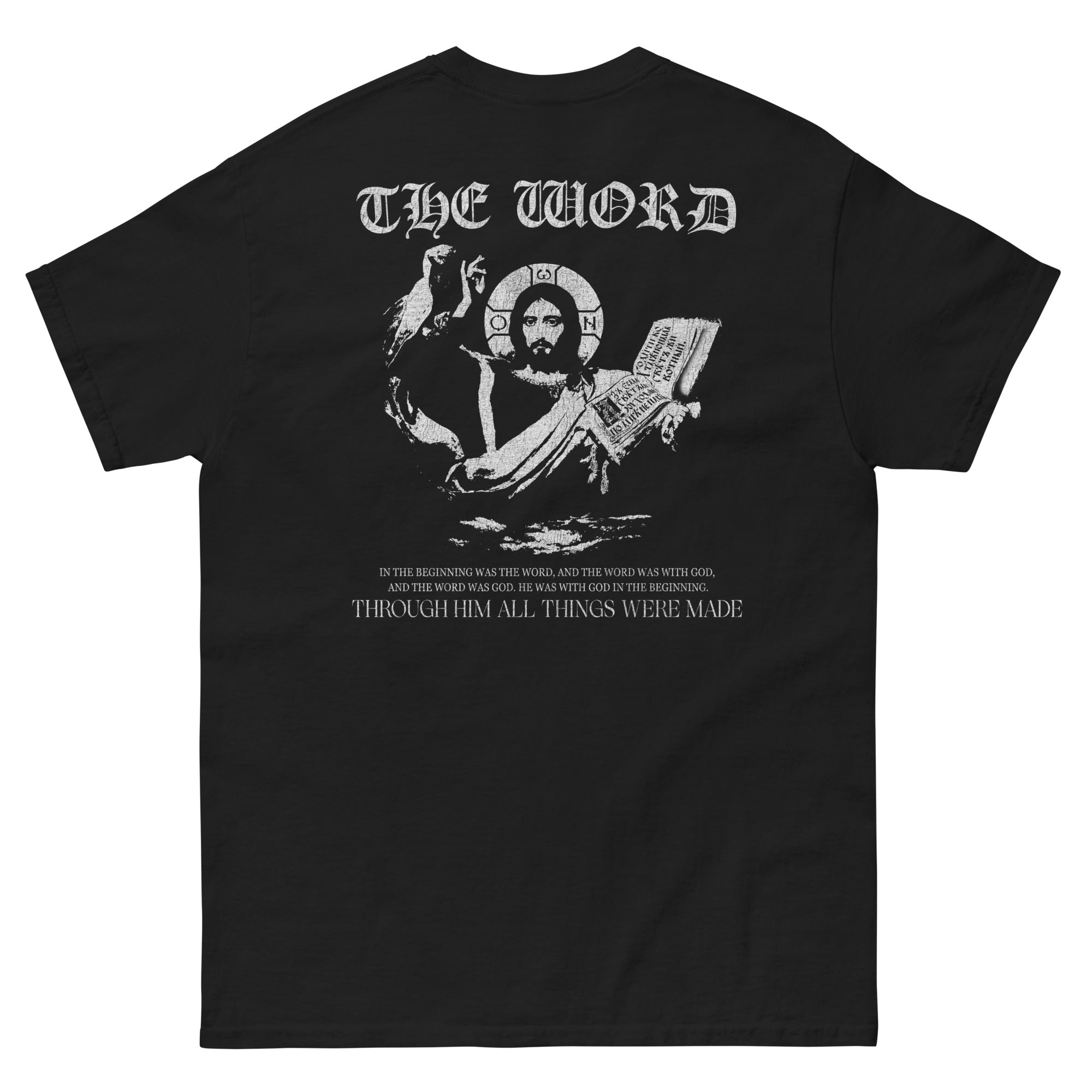 The Word Jesus Christ black T-Shirt